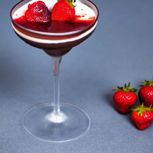 Chocolate Covered Strawberry cocktail recipe