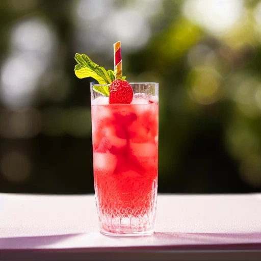 Fraises Fizz cocktail recipe