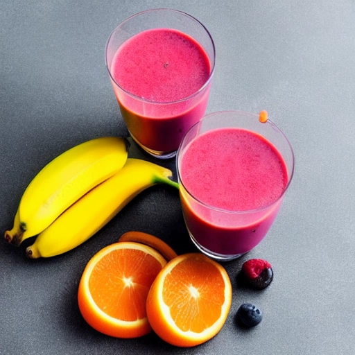 Fruit Smoothie cocktail recipe