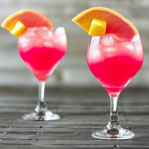 Guavaberry Sunset cocktail recipe