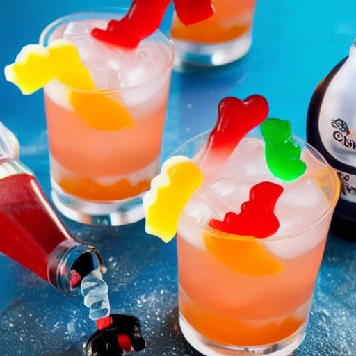 Gummy Sharks cocktail recipe