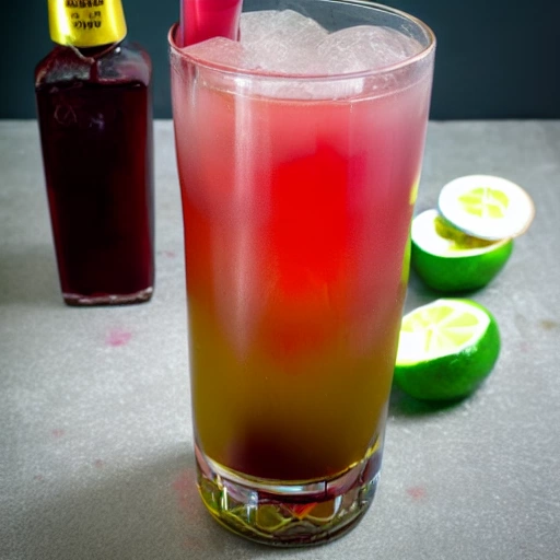Mardi Gras Flasher cocktail recipe