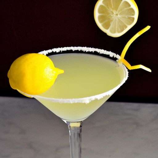 Vegas Lemon Drop Martini cocktail recipe