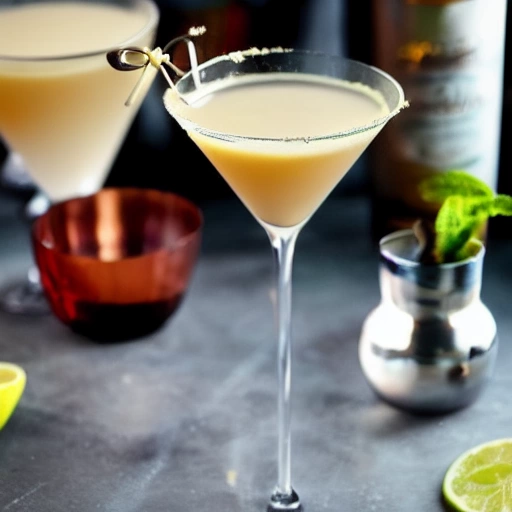 Nutty Martini cocktail recipe