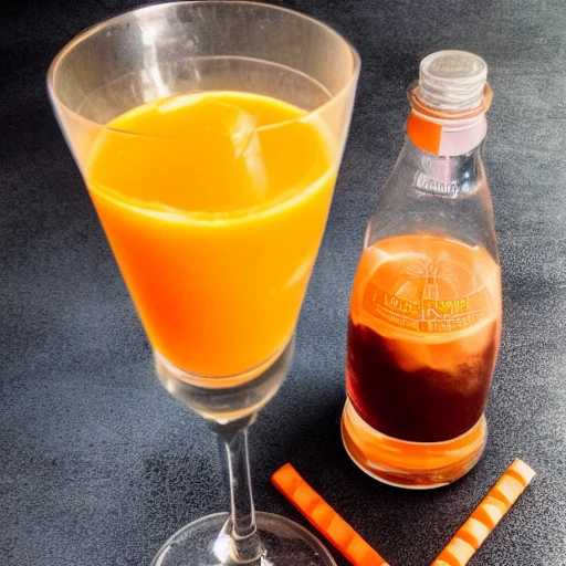 Orange Smartie cocktail recipe