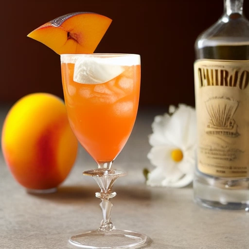 Peachy Amaretto cocktail recipe