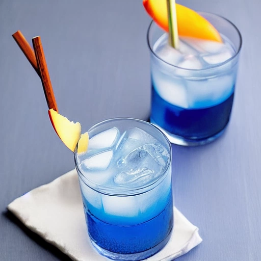 Peachy Blue cocktail recipe