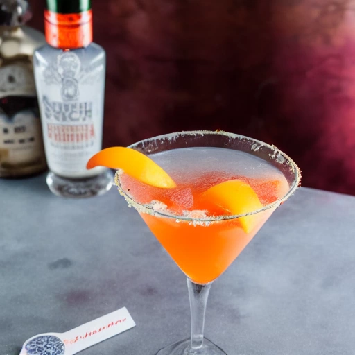 Peachy Martini cocktail recipe