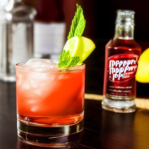 Dr. Pepper Flame cocktail recipe
