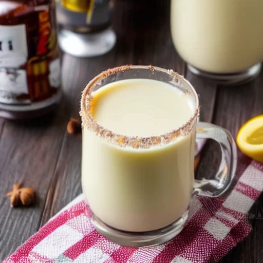Rum Eggnog cocktail recipe
